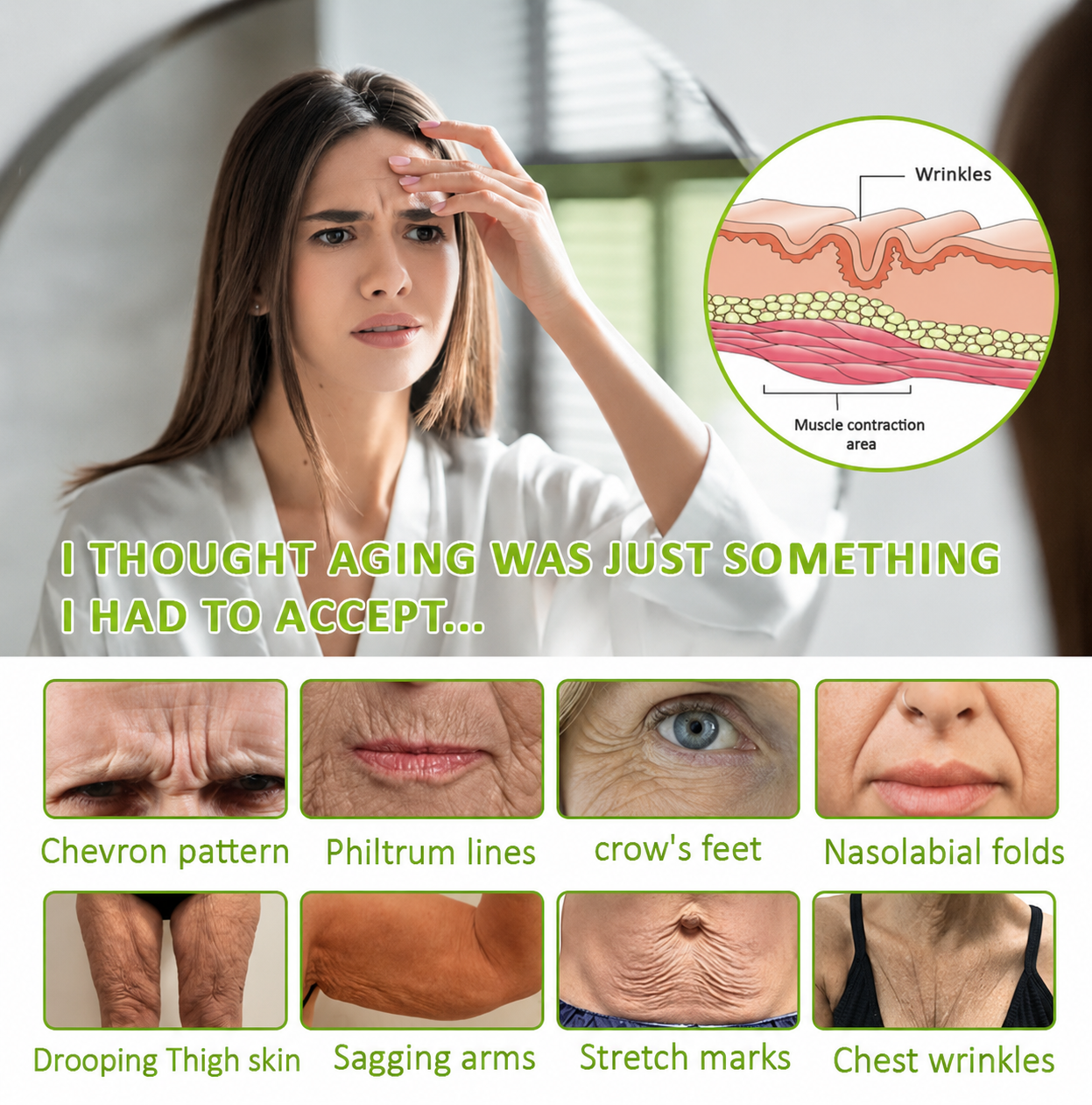 Reduces Wrinkles and Double Chin,Five Rollers for All Around Massage,Neck Firming Cream