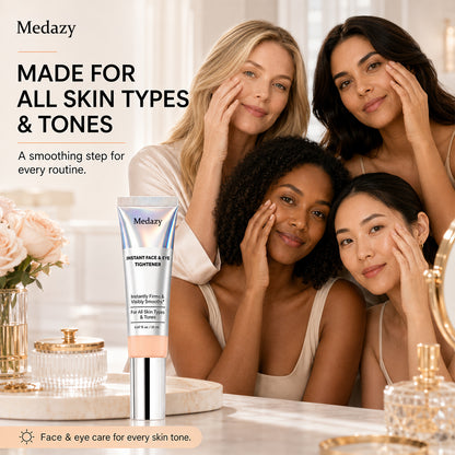 Medazy Instant Face Tightener – Visible Smoothing in 60 Seconds, Progressive Results in 18 Days