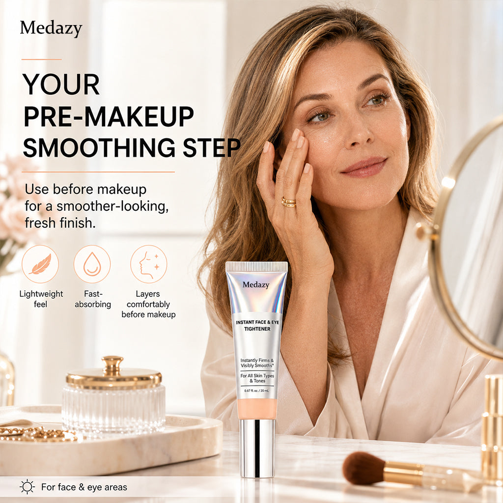 Medazy Instant Face Tightener – Visible Smoothing in 60 Seconds, Progressive Results in 18 Days