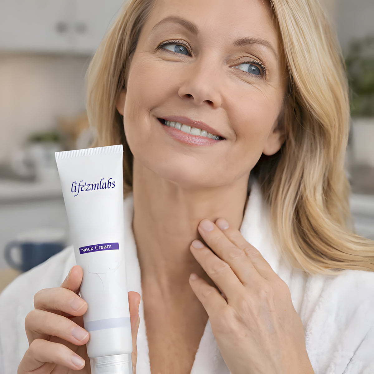 Reduces Wrinkles and Double Chin,Five Rollers for All Around Massage,Neck Firming Cream