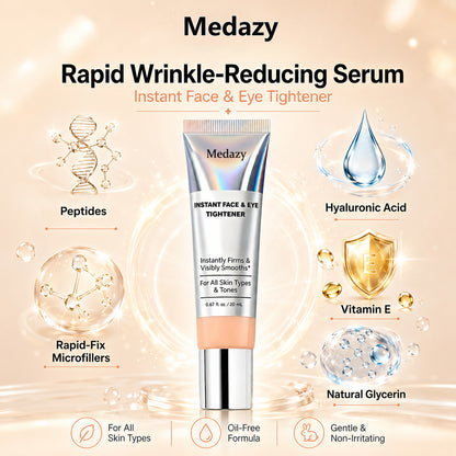 Medazy Instant Face Tightener – Visible Smoothing in 60 Seconds, Progressive Results in 18 Days
