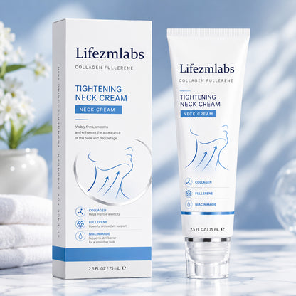 ✨ Lifezmlabs™ Instant Neck Lift Cream — 🧴 Infused with Retinol & Hyaluronic Acid | Firms the Neck, Reduces Wrinkles & Double Chin