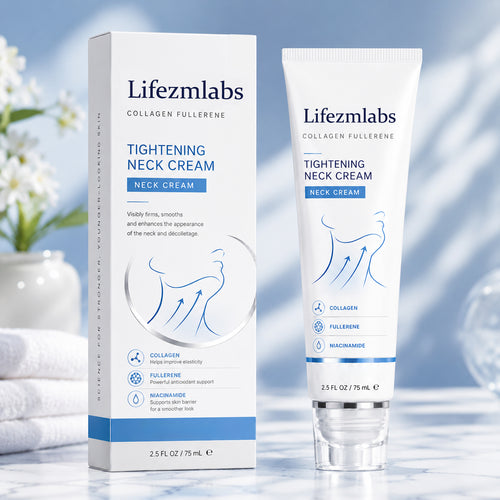 ✨ Lifezmlabs™ Instant Neck Lift Cream — 🧴 Infused with Retinol & Hyaluronic Acid | Firms the Neck, Reduces Wrinkles & Double Chin