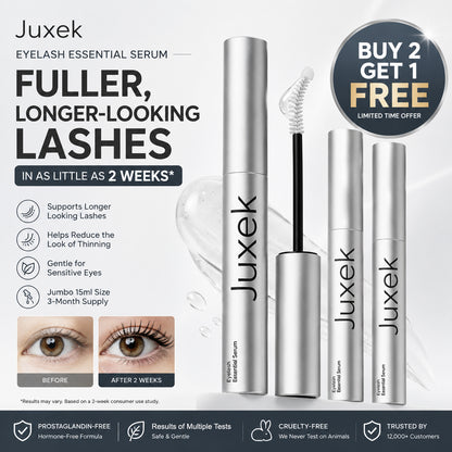 ✨Buy 2 Get 1 Free - Juxek™ Eyelash Growth Serum - Safe & Gentle Lashes Care, Fuller, Thicker in 2 Weeks, Non-Prostaglandin