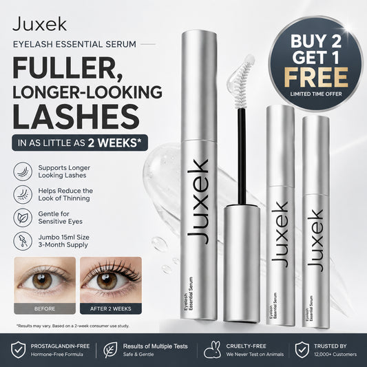 ✨Buy 2 Get 1 Free - Juxek™ Eyelash Growth Serum - Safe & Gentle Lashes Care, Fuller, Thicker in 2 Weeks, Non-Prostaglandin