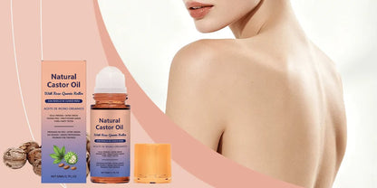 Organic Golden Castor Oil Roll-On with Rose Quartz