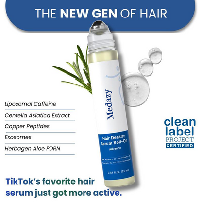 Medazy™ Hair Density Roll-On Serum – Your Monthly Scalp Care Boost for Fuller-Looking Hair
