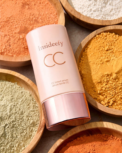 Insideefy CC Tinted Serum – Shade-Adaptive Coverage, 24H Hydration & Waterproof Wear