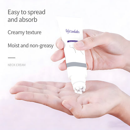 Reduces Wrinkles and Double Chin,Five Rollers for All Around Massage,Neck Firming Cream