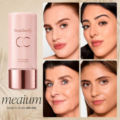 Insideefy CC Tinted Serum – Shade-Adaptive Coverage, 24H Hydration & Waterproof Wear