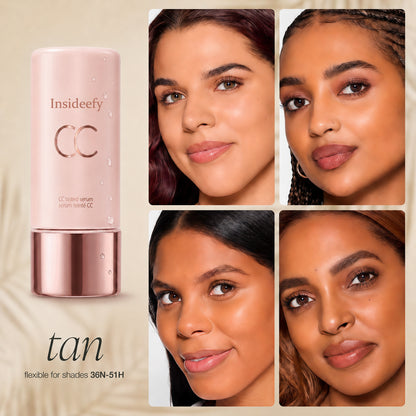 Insideefy CC Tinted Serum – Shade-Adaptive Coverage, 24H Hydration & Waterproof Wear
