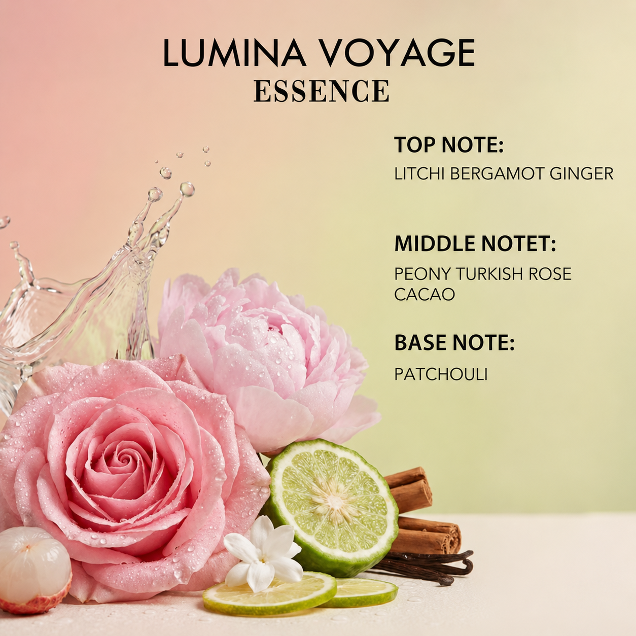 🌹TALENR VOYAGEE | Rosey Fruity Floral | Extrait De Parfum | Long Lasting Luxury Fragrance