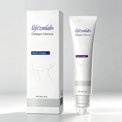 Reduces Wrinkles and Double Chin,Five Rollers for All Around Massage,Neck Firming Cream