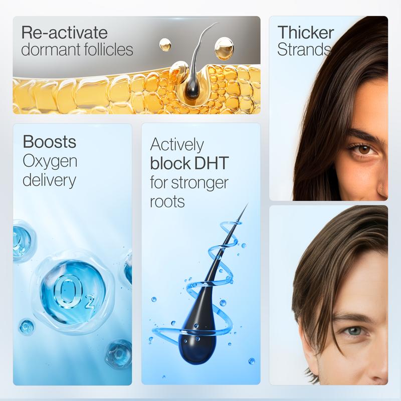 Medazy™ Hair Density Roll-On Serum – Your Monthly Scalp Care Boost for Fuller-Looking Hair