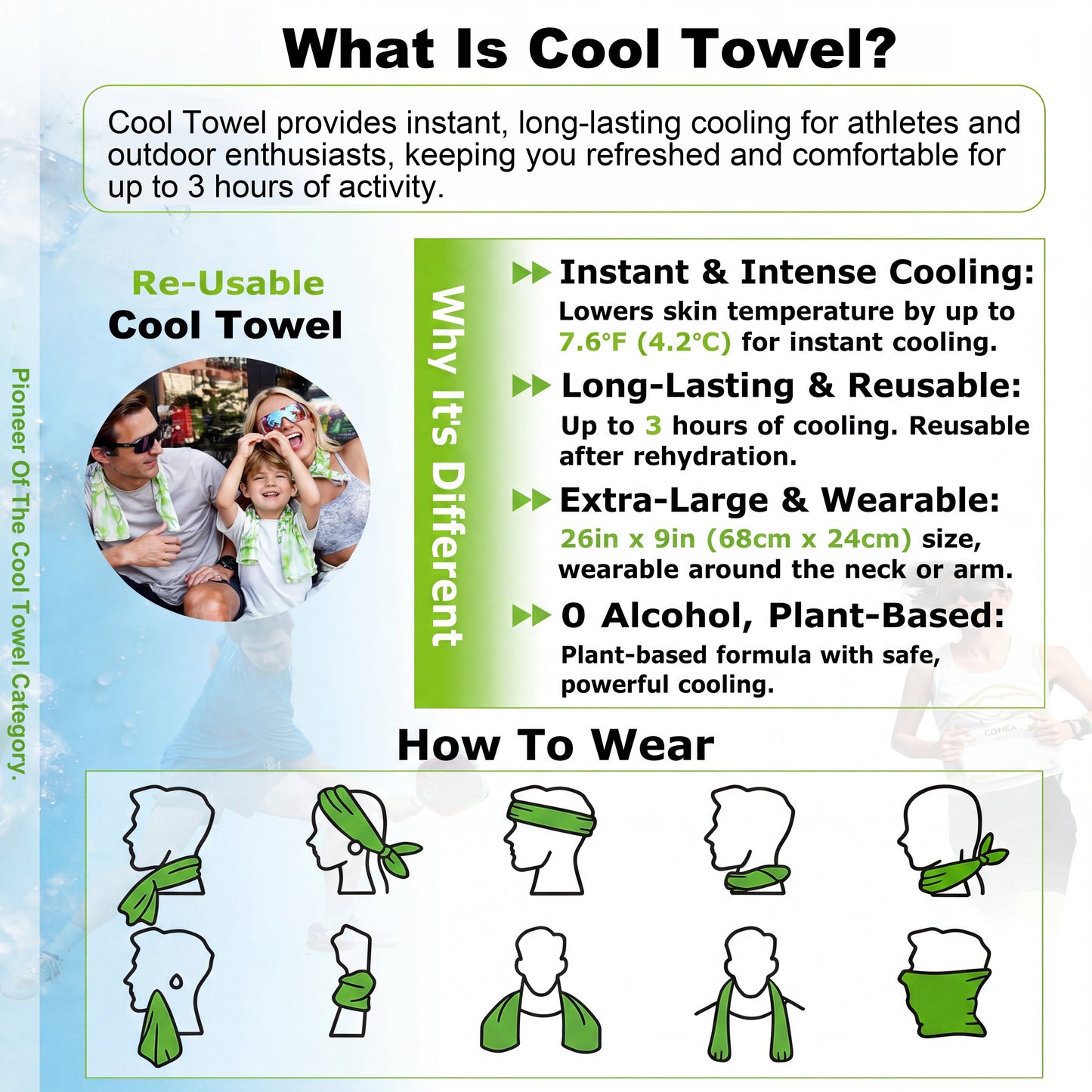 Cooling Body Wipes