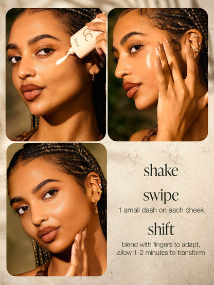 Insideefy CC Tinted Serum – Shade-Adaptive Coverage, 24H Hydration & Waterproof Wear